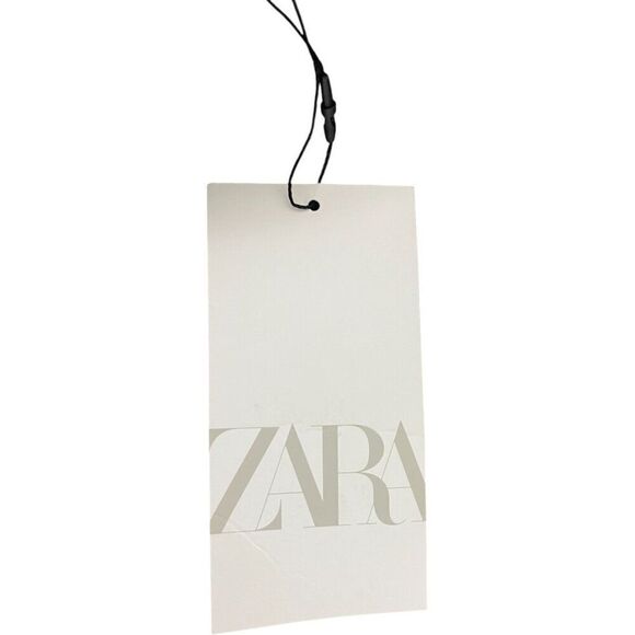 Zara Womens Dress XS Mini Green Zip Short Cap Sleeve 9119/556 NWT no belt - Picture 7 of 13